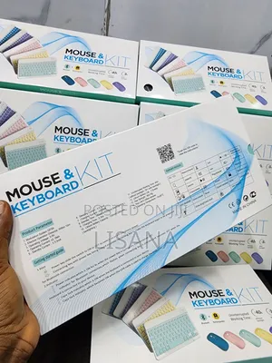 Rechargeable Wireless Bluetooth Mouse and Keyboard Kit