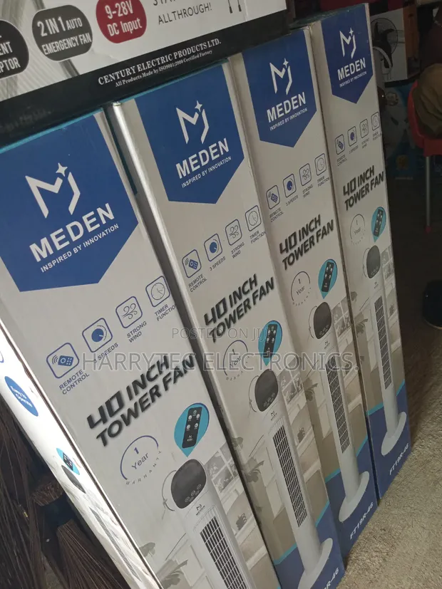 Meden 40" Tower Fan with 2 Years Warranty - 1
