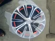 16-inch Toyota Corolla Rims - Black & Stainless with Red Accents - 2