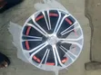 16-inch Toyota Corolla Rims - Black & Stainless with Red Accents - 3