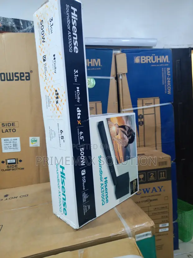 Hisense 500W 3.1CH Soundbar da Subwoofer Mara Wayar - 1