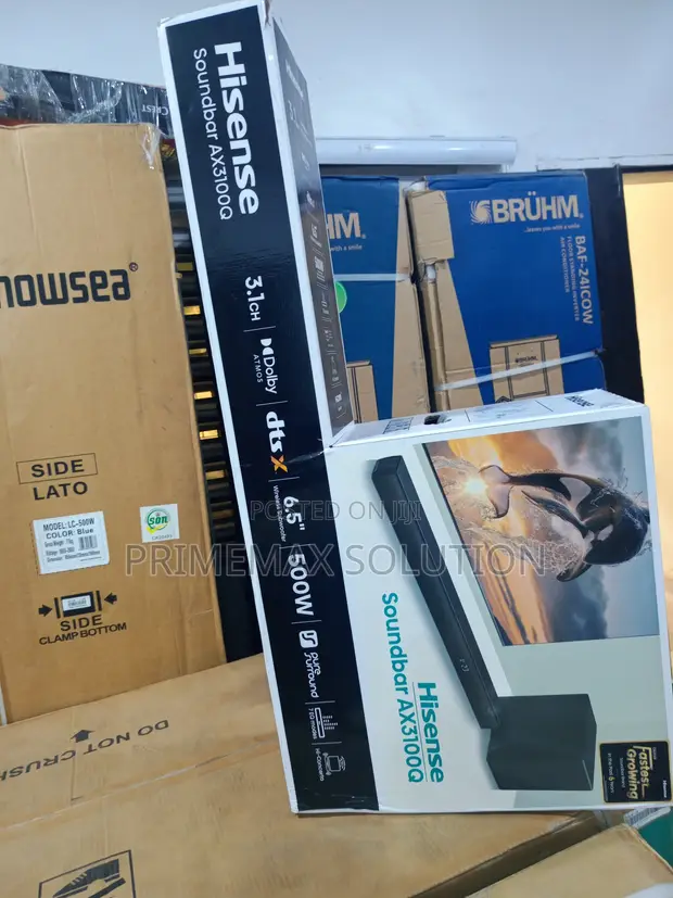 Hisense 500W 3.1CH Soundbar with Wireless Subwoofer - 1