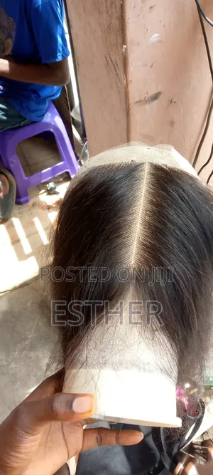 12" Bone Straight Closure - 5x5 Hand Ventilated