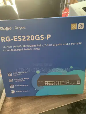 Ruijie RG-ES220GS-P 20-Port Gigabit PoE Smart Managed Switch