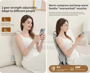 Body Massager Backrest with Hot Compress