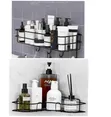 High Quality Steel Angle Toilet/Bathroom Shelf Rack + 2 Hooks - 1
