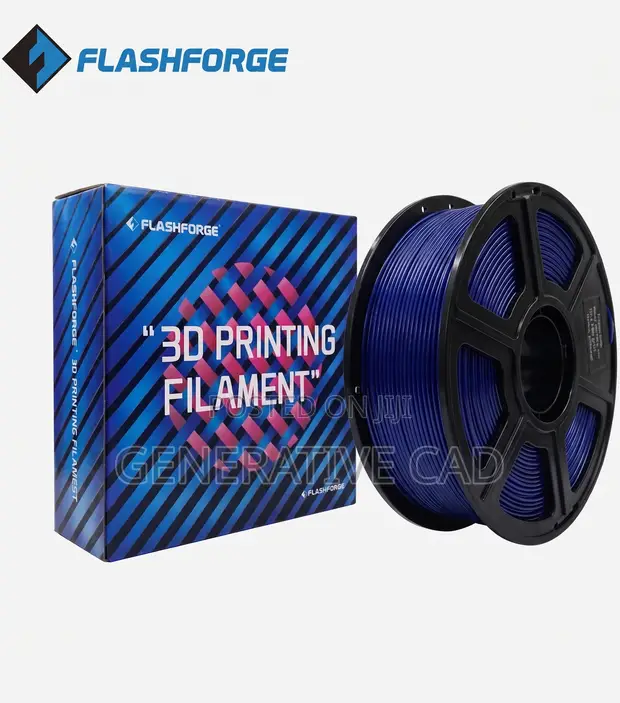 Flashforge TPU 64D Filament - 1kg White, Black, Ultramarine Blue - 1