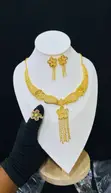 Saudi Gold Replica Jewelry Set - 4