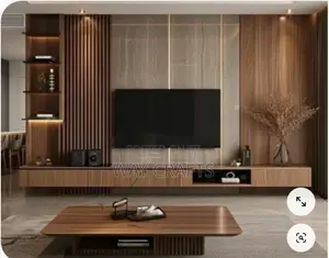 Modern TV Console & Custom Interior Furniture