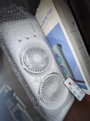 Portable Rechargeable Cooling Fan with Heater