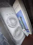 Portable Rechargeable Cooling Fan with Heater - 2