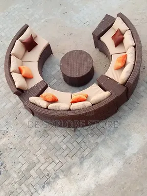 Circle Set na kujerar waje - Brown