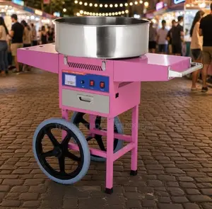 Brand New Candy Floss Machine with Wheeled Cart