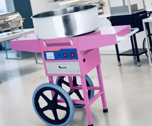 Brand New Candy Floss Machine with Wheeled Cart