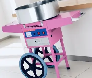 Brand New Candy Floss Machine with Wheeled Cart