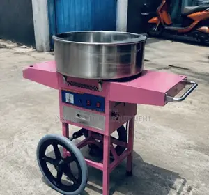 Brand New Candy Floss Machine with Wheeled Cart