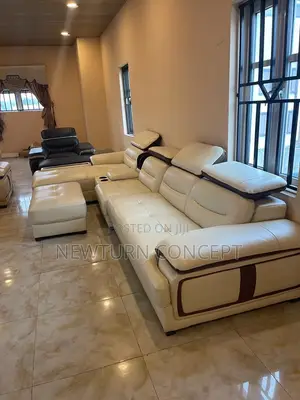 Luxury Animal Skin L-Shape Sofa