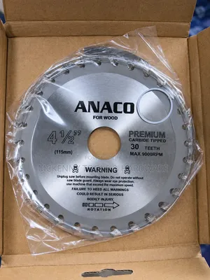 ANACO 4.5" 115mm 30T Carbide Circular Saw Blade for Wood