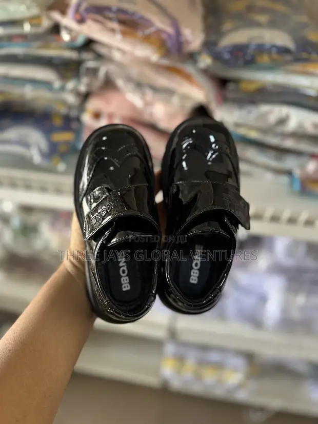 Back to School Quality Black School Shoes - 1