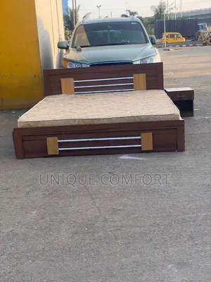 Home Interiors 6x6 Bedframe with Mattress and Side Drawer
