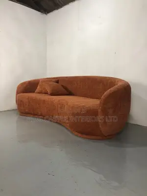 Luxury Curved Boucle Sofa - 2 Seater