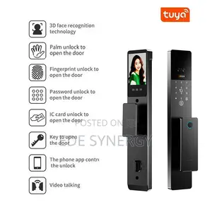 3D Face Recognition Smart Door Lock with Camera & Fingerprint