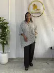 Vintage 2pcs Set - Women's Casual Shirts - 2