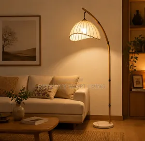 Japanese Style Silent Wind Lantern LED Floor Lamp