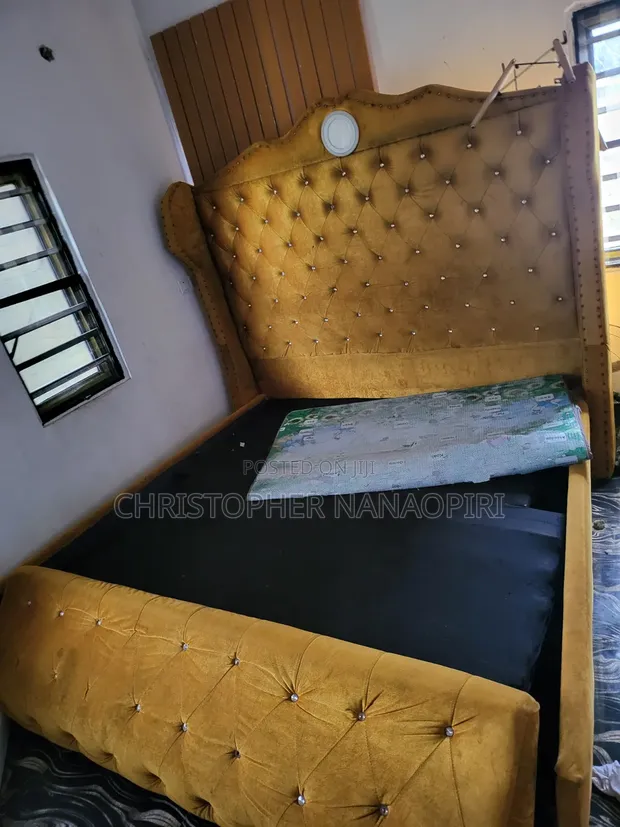 Home Interiors Yellow Bed Frame - 1