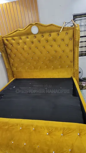 Home Interiors Yellow Bed Frame