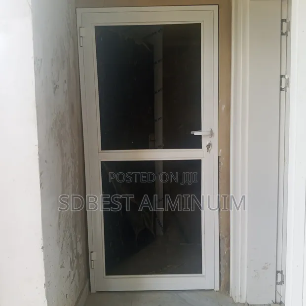 Brand New Aluminum Net Door - White - 1