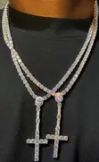 GRA Moissanite VVS Rosary Necklace - 2