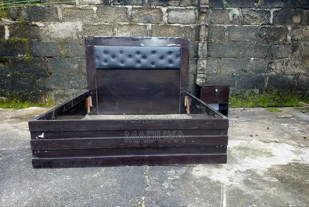 Home Interiors Bed Stand & Side Cupboard - Used - 1