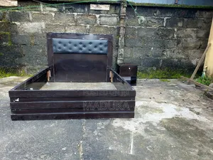 Home Interiors Bed Stand & Side Cupboard - Used