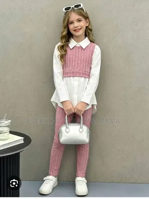 Angel Girls Luxury 2pc Cotton & Woolen Wear