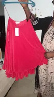 70s Flared Trousers & Loose Top Set - Red - 1