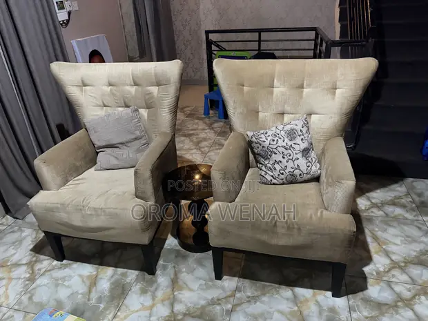 Set of 2 Accent Armchairs - 1