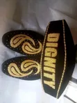 Folicouture Traditional Attire - Gold Velvet Boat Shoes - 1