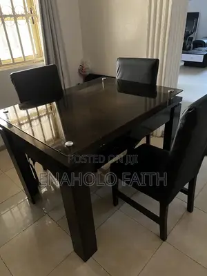 Home Interiors Dining Table & Chairs (Square, 4 Seater)