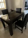 Home Interiors Dining Table & Chairs (Square, 4 Seater) - 1