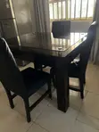 Home Interiors Dining Table & Chairs (Square, 4 Seater) - 2