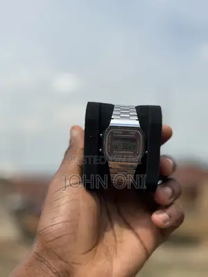Casio Vintage A168WA-1 Stainless Steel Watch