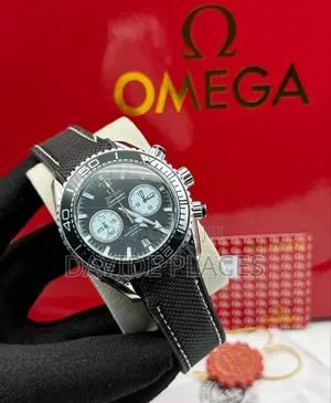 Omega Seamaster Chronograph Leather Watch