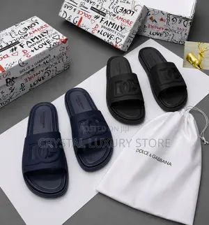 Dolce & Gabbana Luxury Men's Slippers