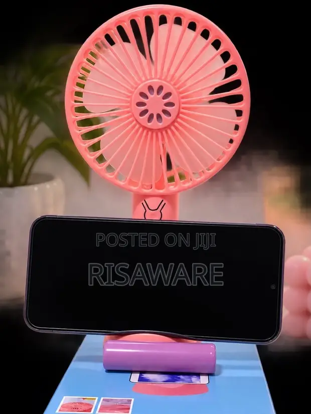 Portable Mini Fan with Detachable Phone Stand - 1