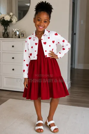 Angel Girls Cotton Dress (3-5Y, 6-9Y)
