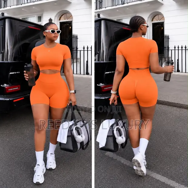 Vibrant Seamless Active Set - Orange - 1