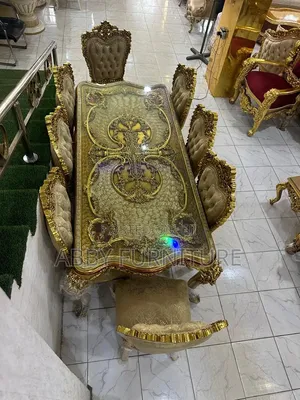 Turkish Classic 8-Seater Dining Table Set
