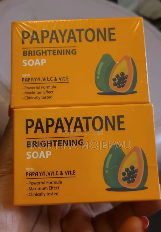 Papayatone Soap - Brightening & Exfoliating - 1