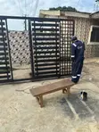 Custom Metal Slide Gate 14ft x 7.5ft - 4